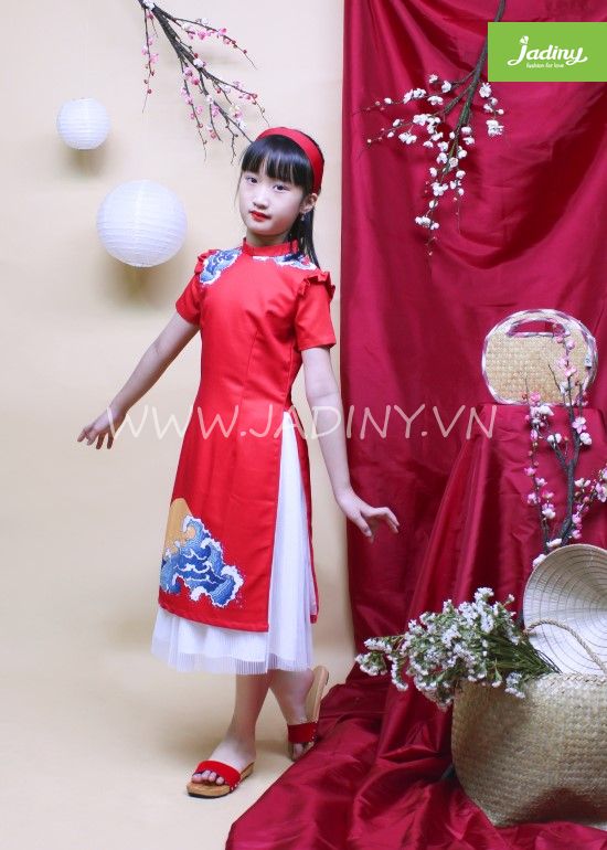 áo dài trẻ em tại Hải Phòng